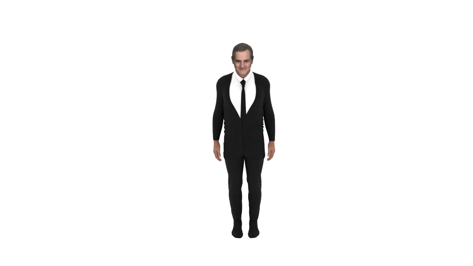 Jonas Gahr Store - Prime Minister of Norway Low-poly 3D model_5
