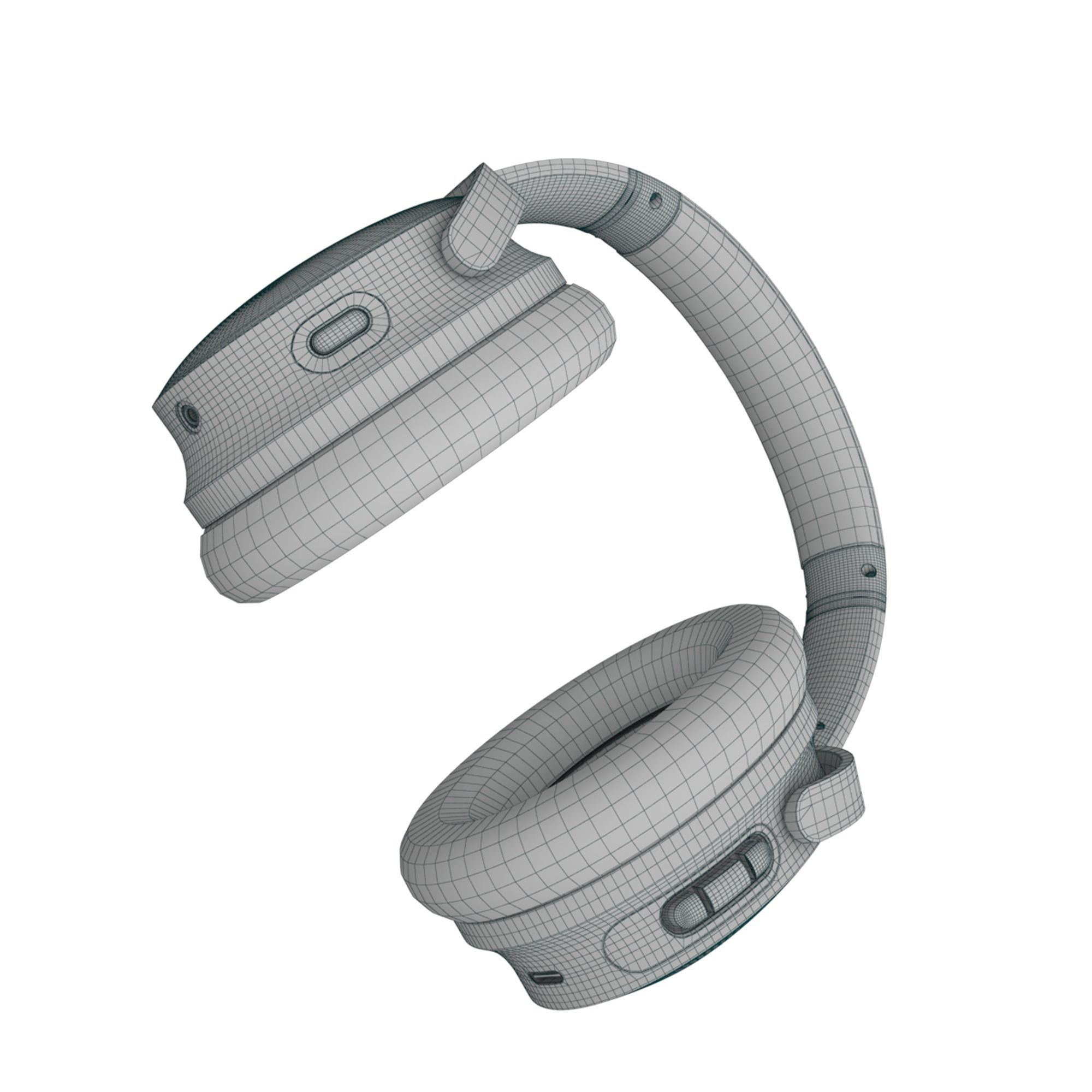 Bose QuietComfort  45 headphones 3D model_11