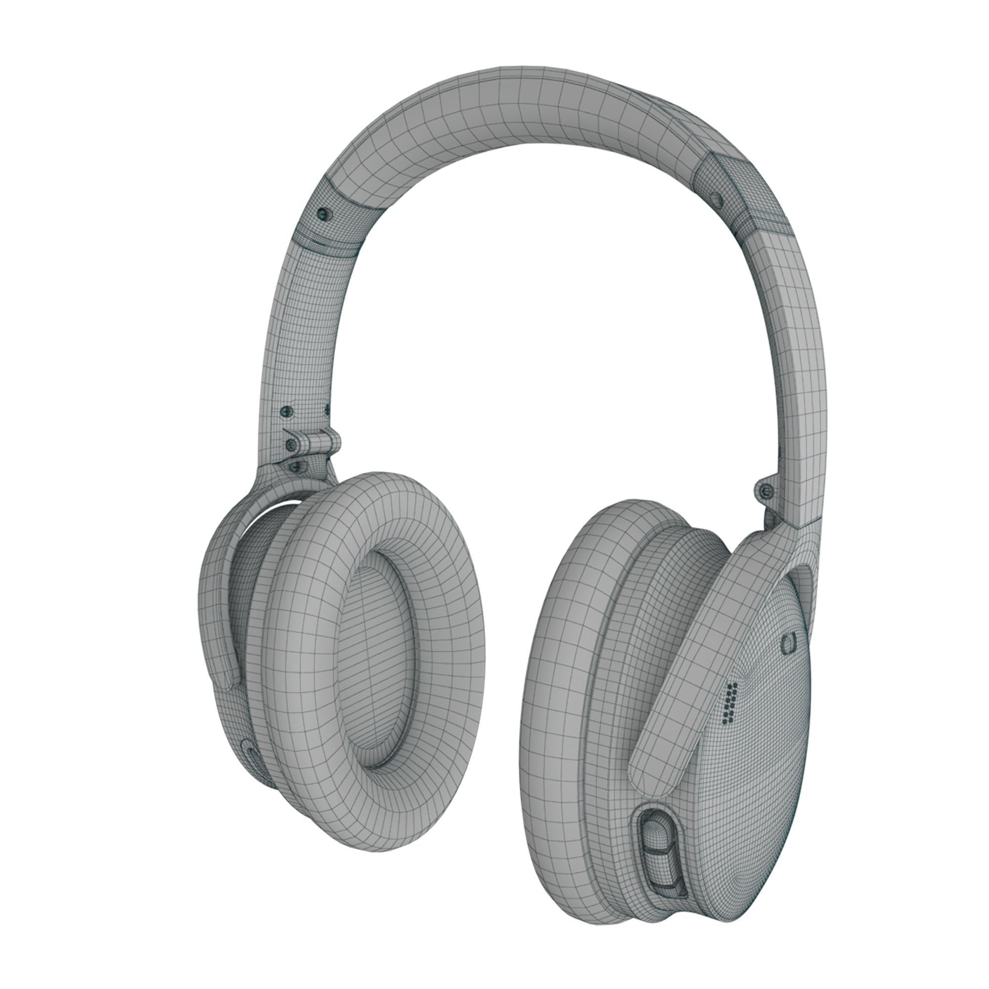 Bose QuietComfort  45 headphones 3D model_9