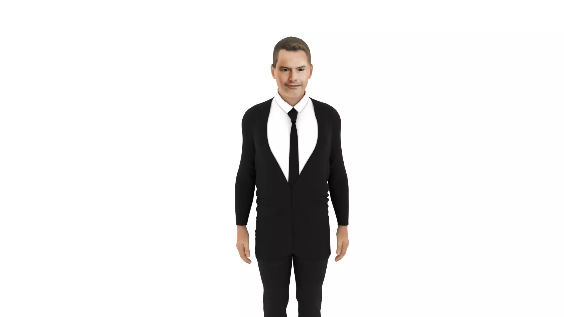 Karl Nehammer - Austrian Chancellor Low-poly 3D model