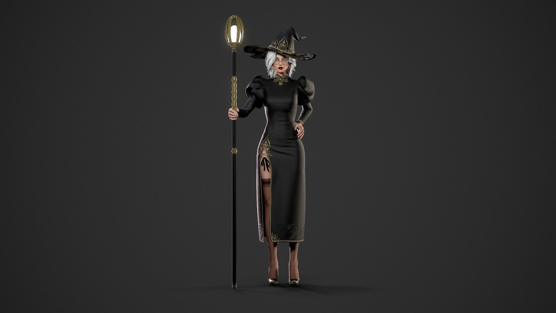 Fantasy Girls Pack 3D Model Collection_14