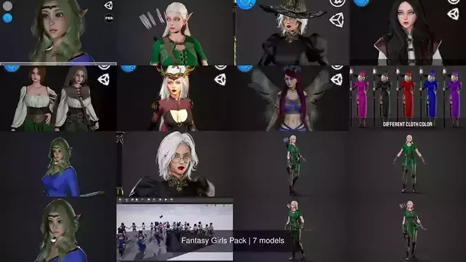 Fantasy Girls Pack