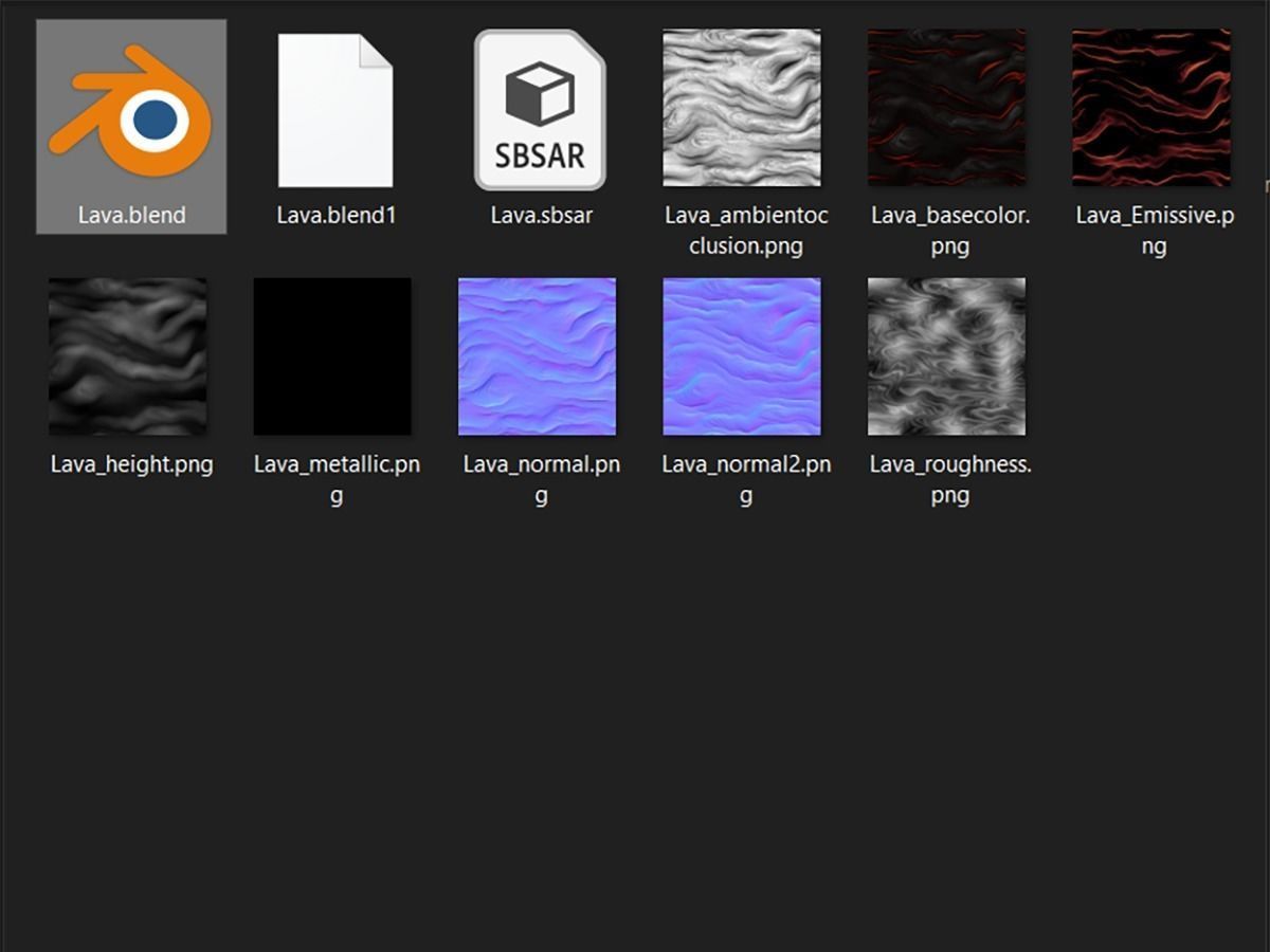 Lava 4K PBR Texture Texture_8