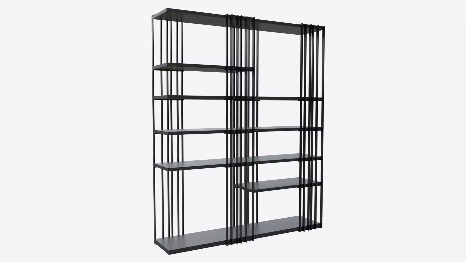 Cattelan Italia Arsenal Design Modular Bookcase 3D model_0