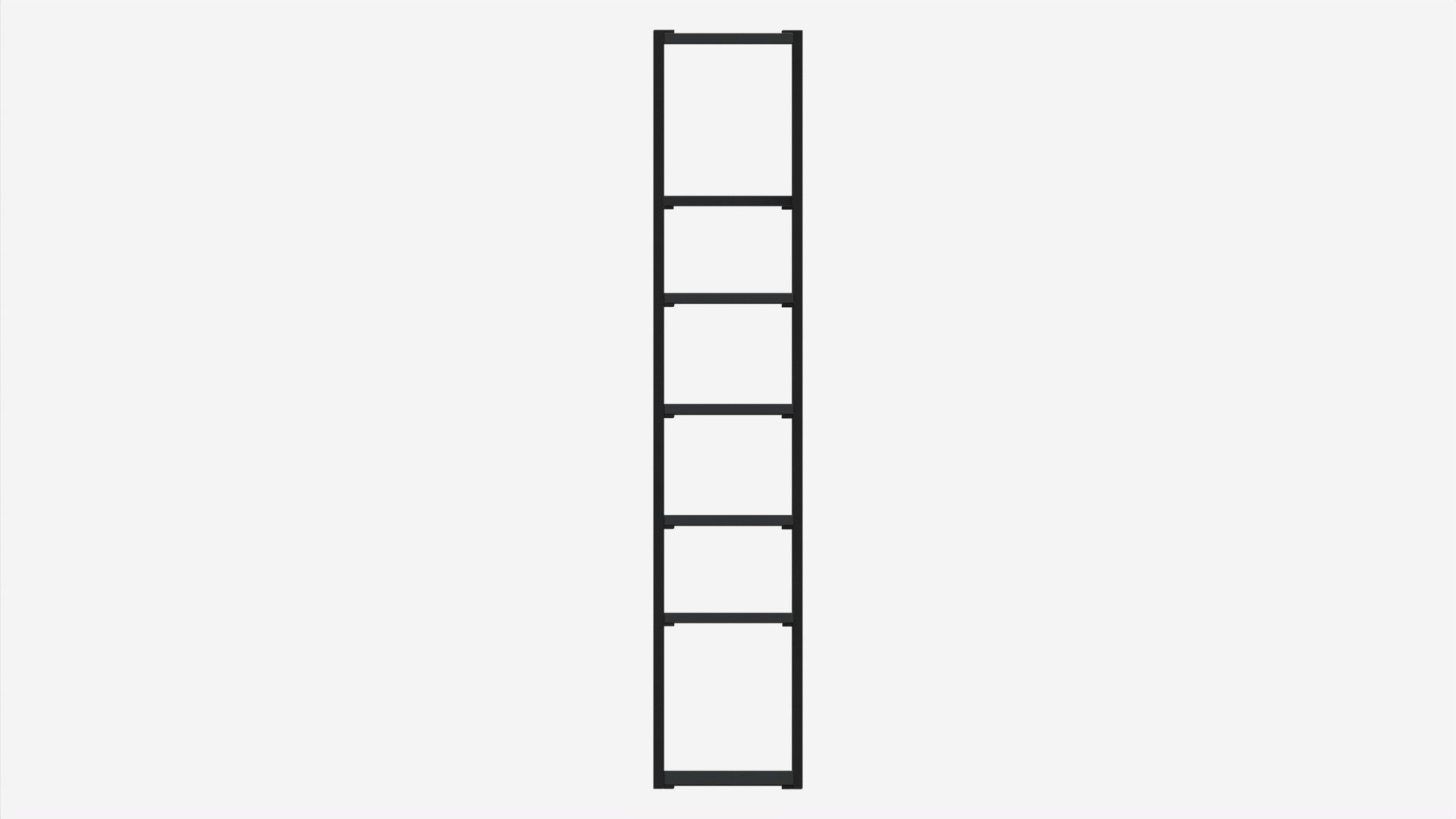 Cattelan Italia Arsenal Design Modular Bookcase 3D model_5