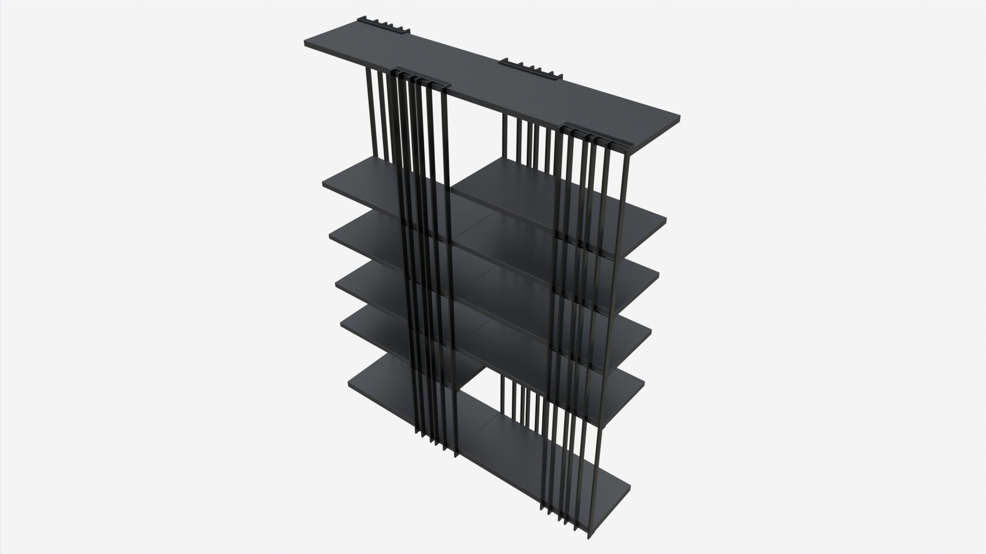 Cattelan Italia Arsenal Design Modular Bookcase 3D model_1