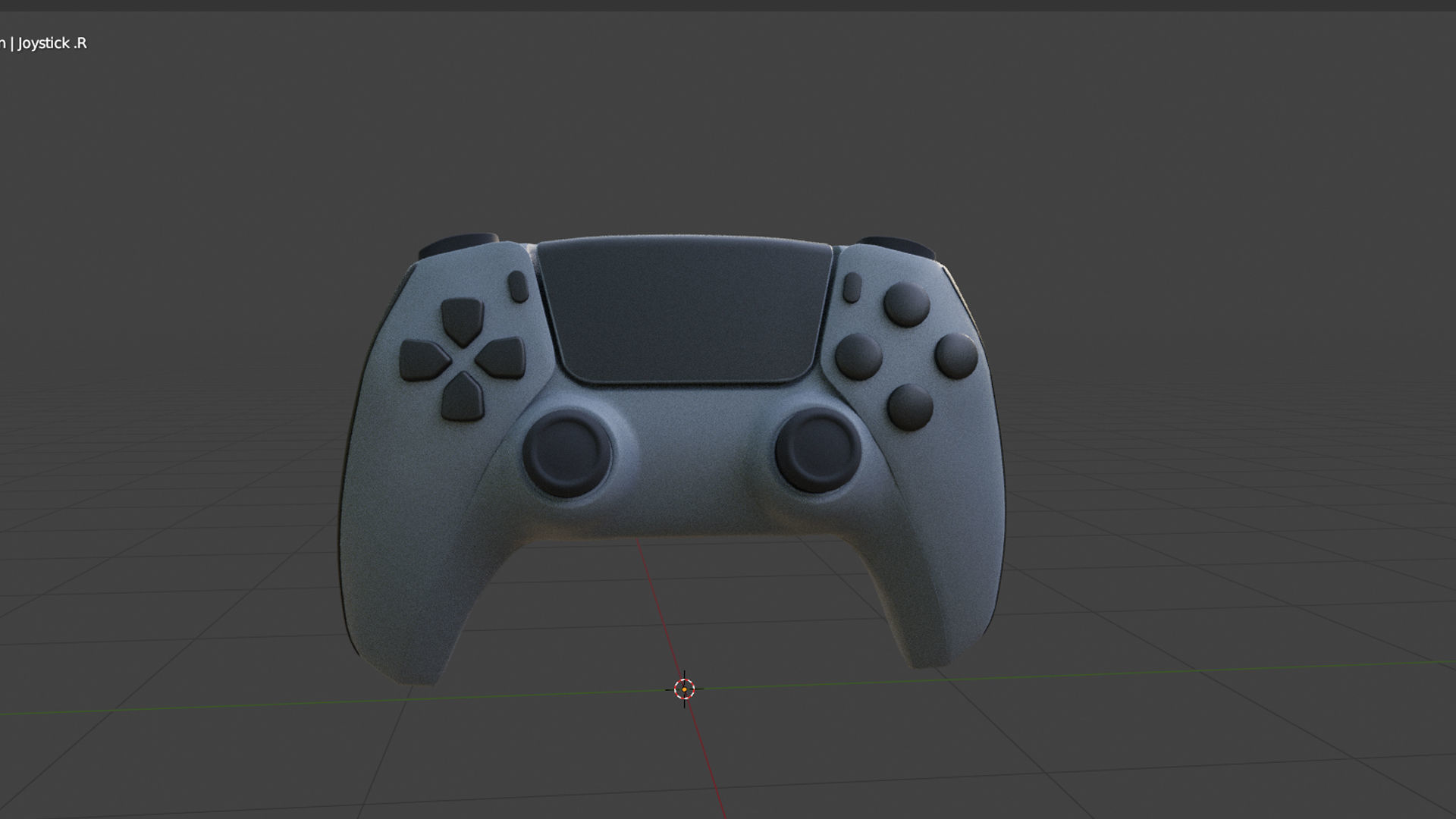 Playstation Controller Low-poly 3D model_2