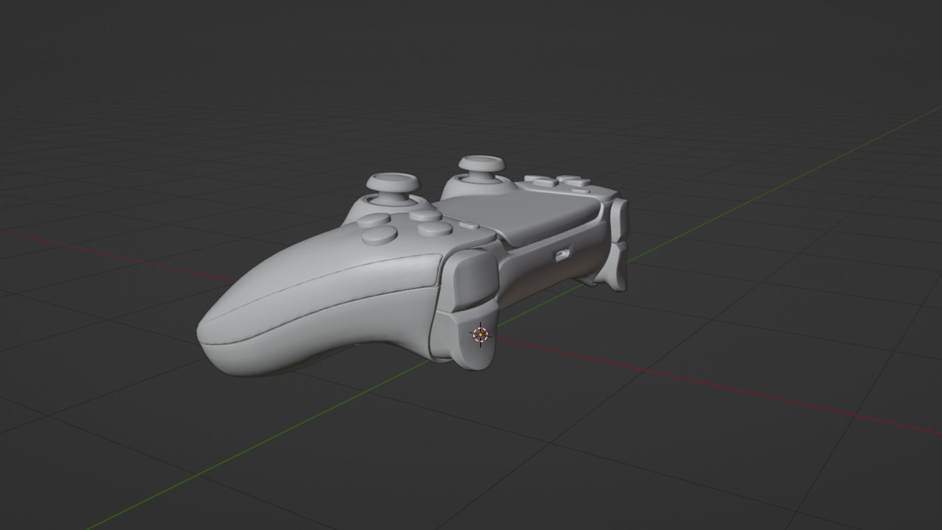 Playstation Controller Low-poly 3D model_5