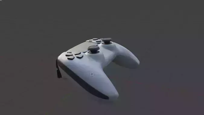 Playstation Controller Low-poly 3D model