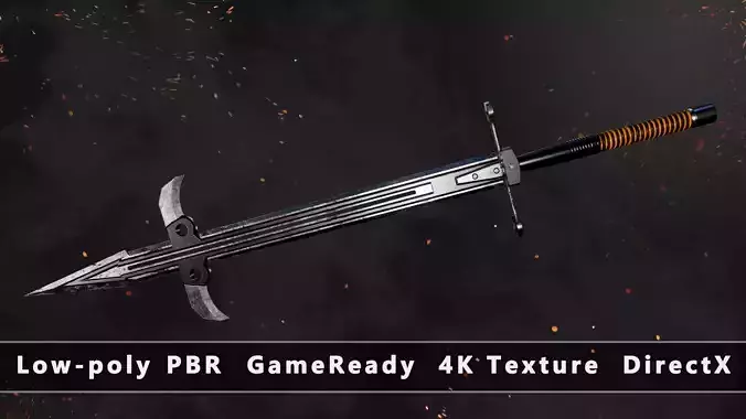 Sword Kraft Post-apocalyptic PBR Game Readey