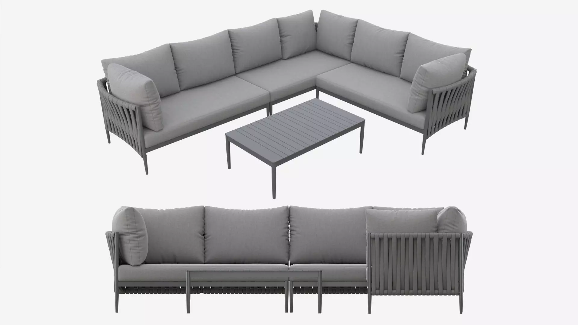 Garden Furniture Set Bremen 3D model