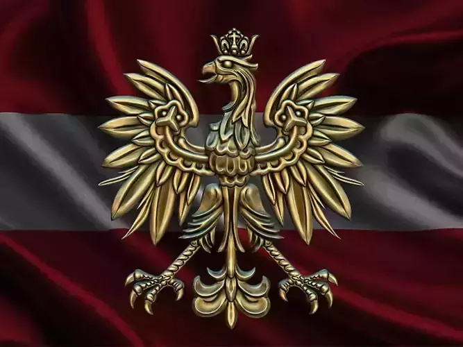 eagle coat of arms of  3D print model