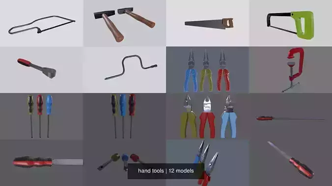   hand tools 3D Model Collection