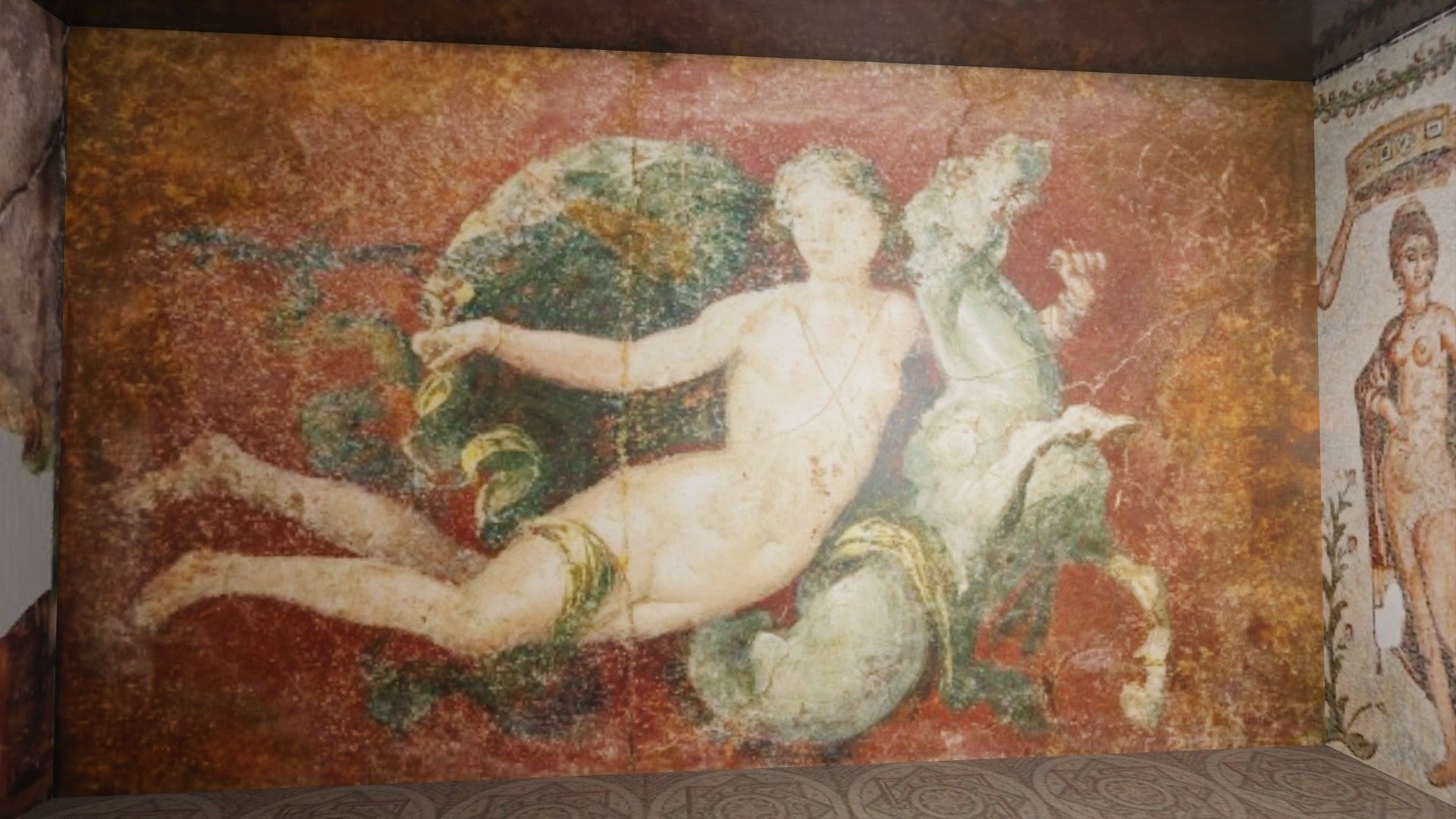 Roman Temple Low-poly 3D model_9