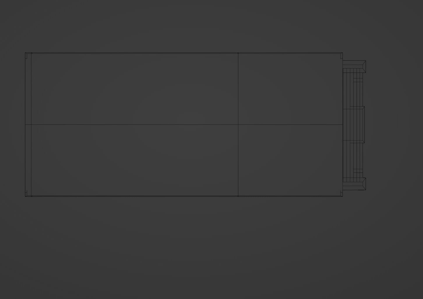 Roman Temple Low-poly 3D model_15