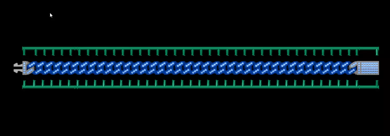 Zincir bileklik gurmet 7 mm 3D print model - Bracalet cuban  3D print model_0