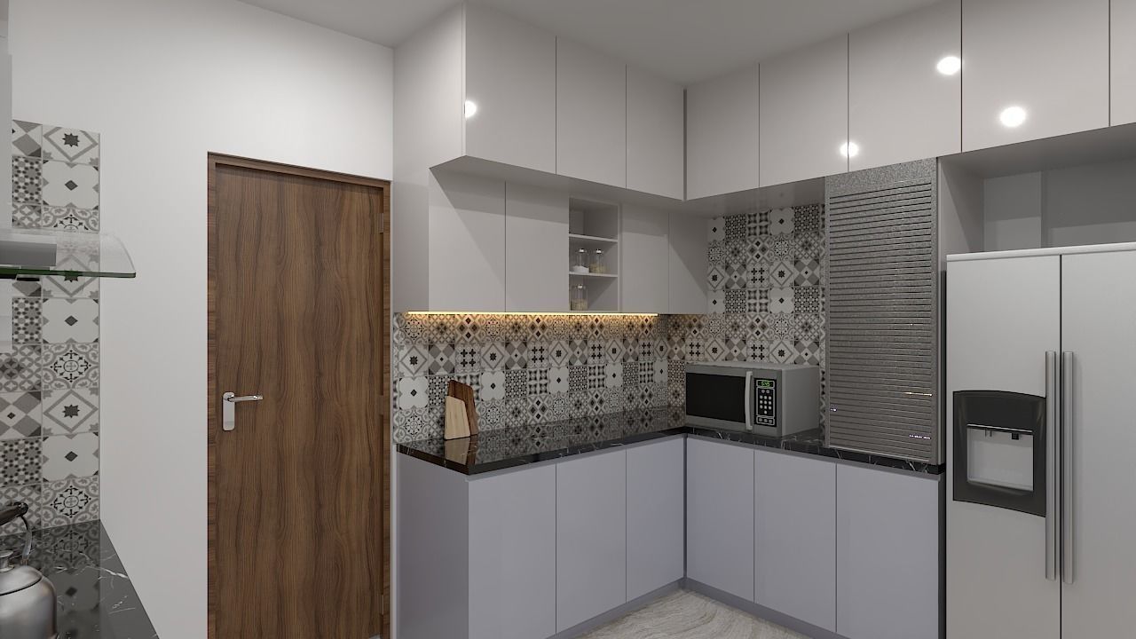 3Bhk Apartment Interior Design - 1 3D model_5