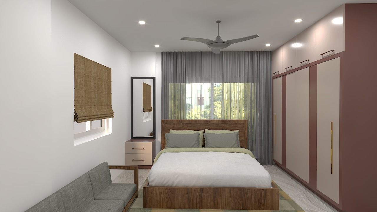 3Bhk Apartment Interior Design - 1 3D model_9