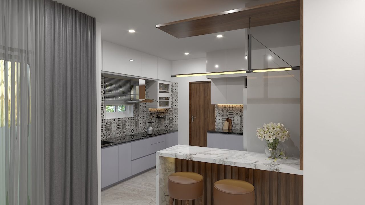 3Bhk Apartment Interior Design - 1 3D model_3