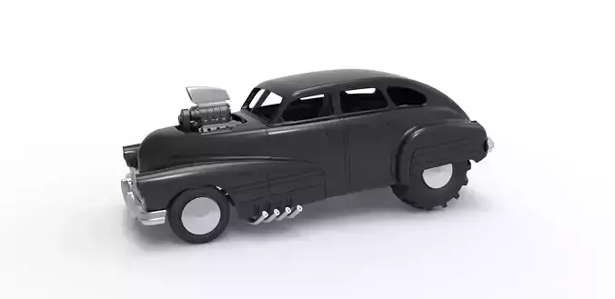 Old school pulling truck 2wd Car shell Scale 1 to 25