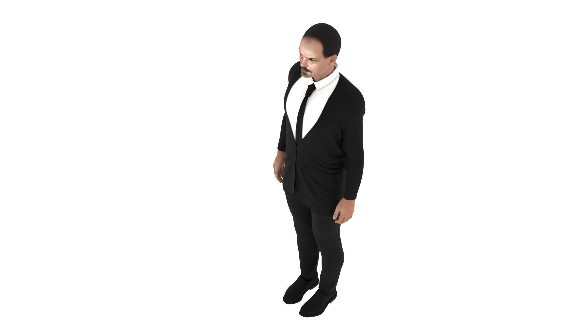 Vladimir Ilyic Lenin Low-poly 3D model_7