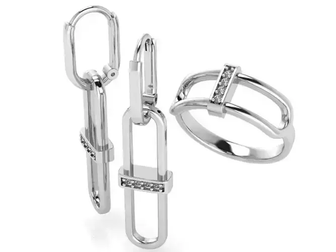 fashion earring ring collection 0426