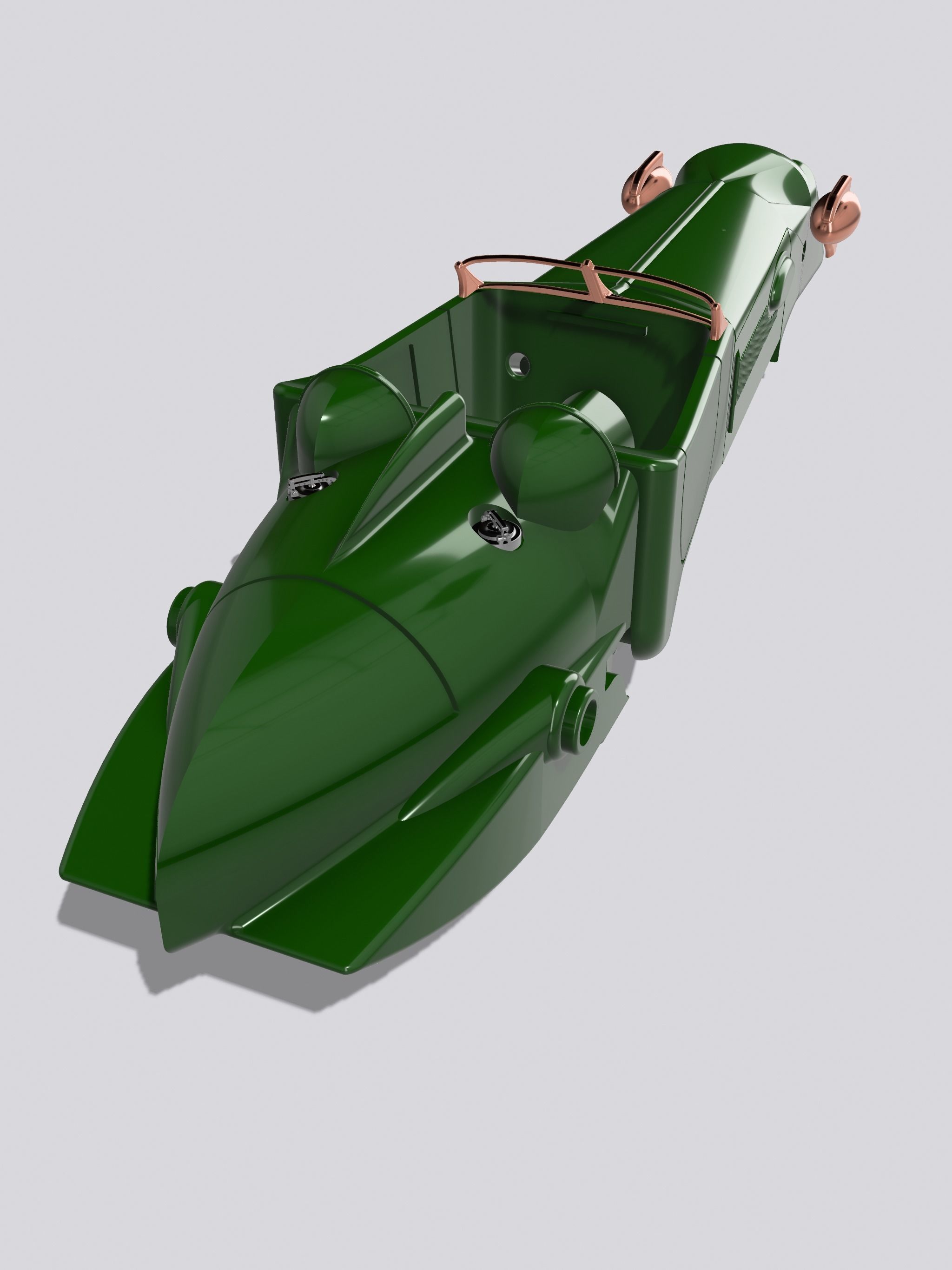 MCS Speedster Rod Body only with Accessories 3D print model_4