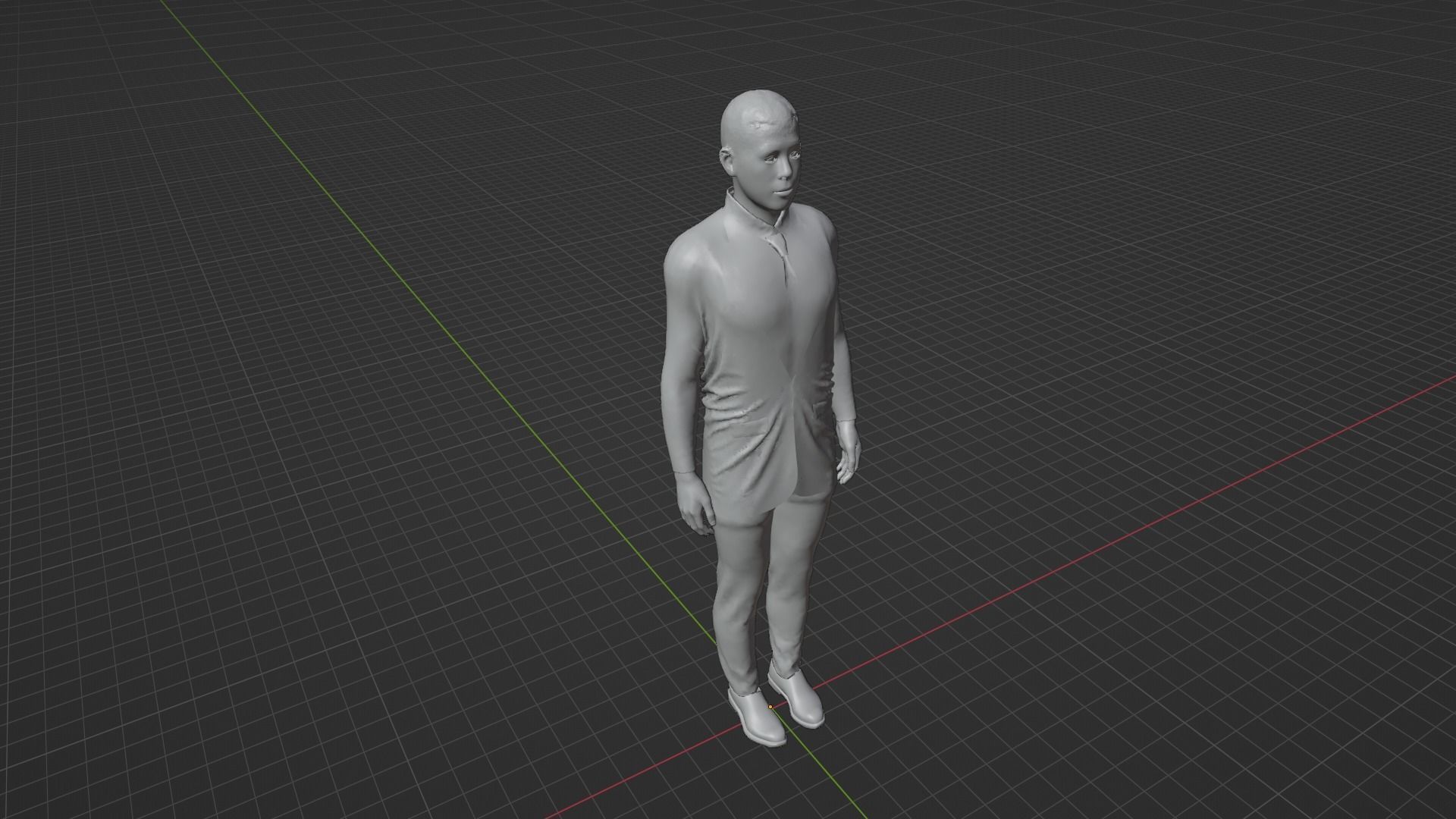 Maha Vajiralongkorn - King of Thailand Low-poly 3D model_8