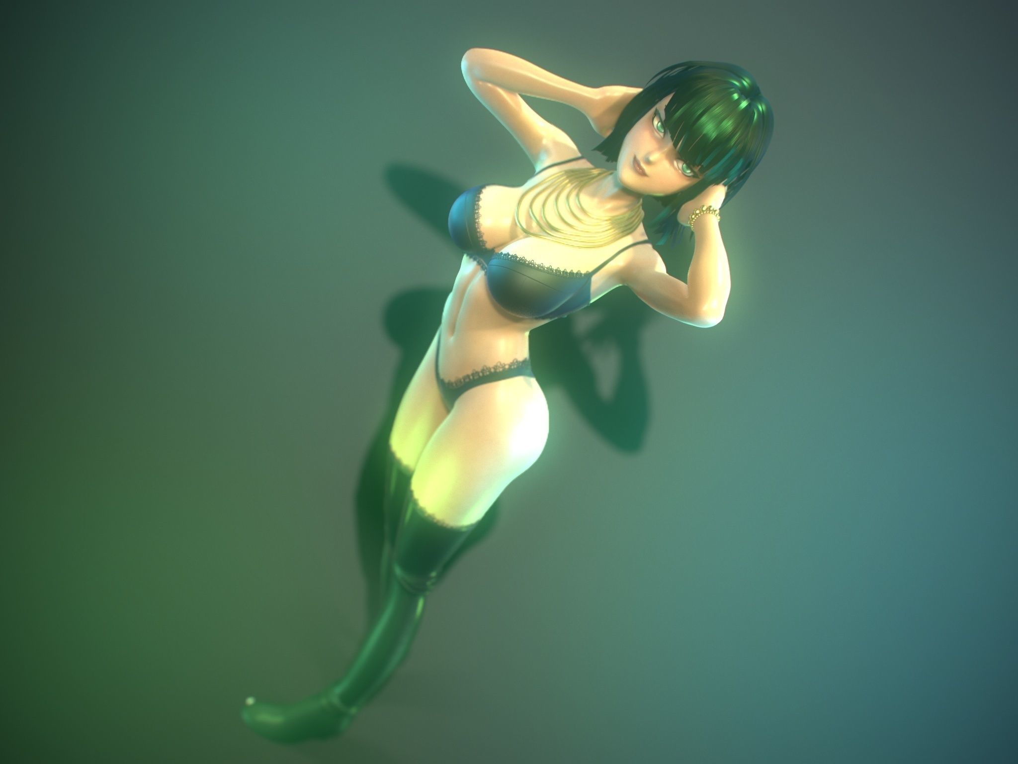 FUBUKI FANART 3D model_10