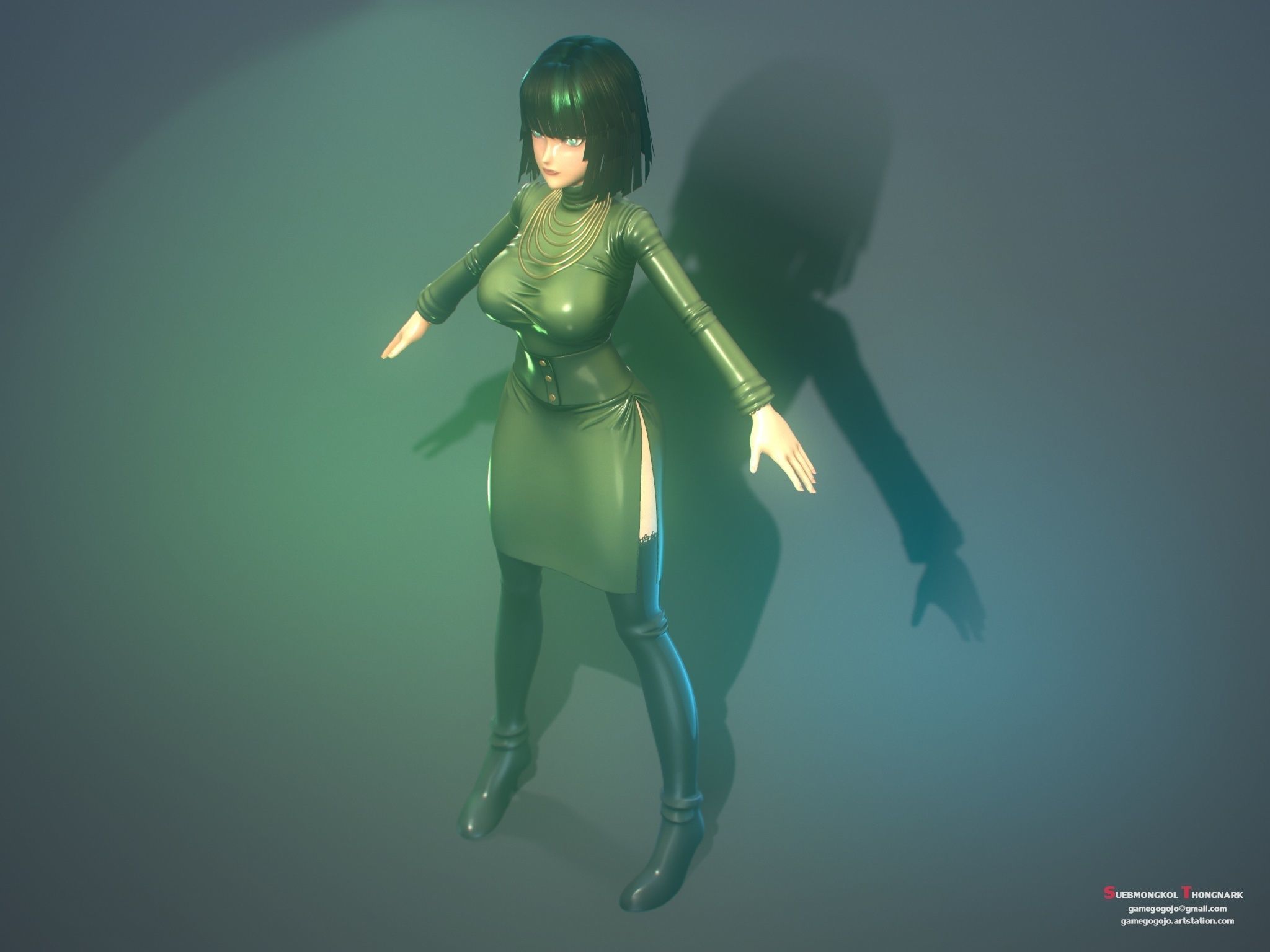 FUBUKI FANART 3D model_14