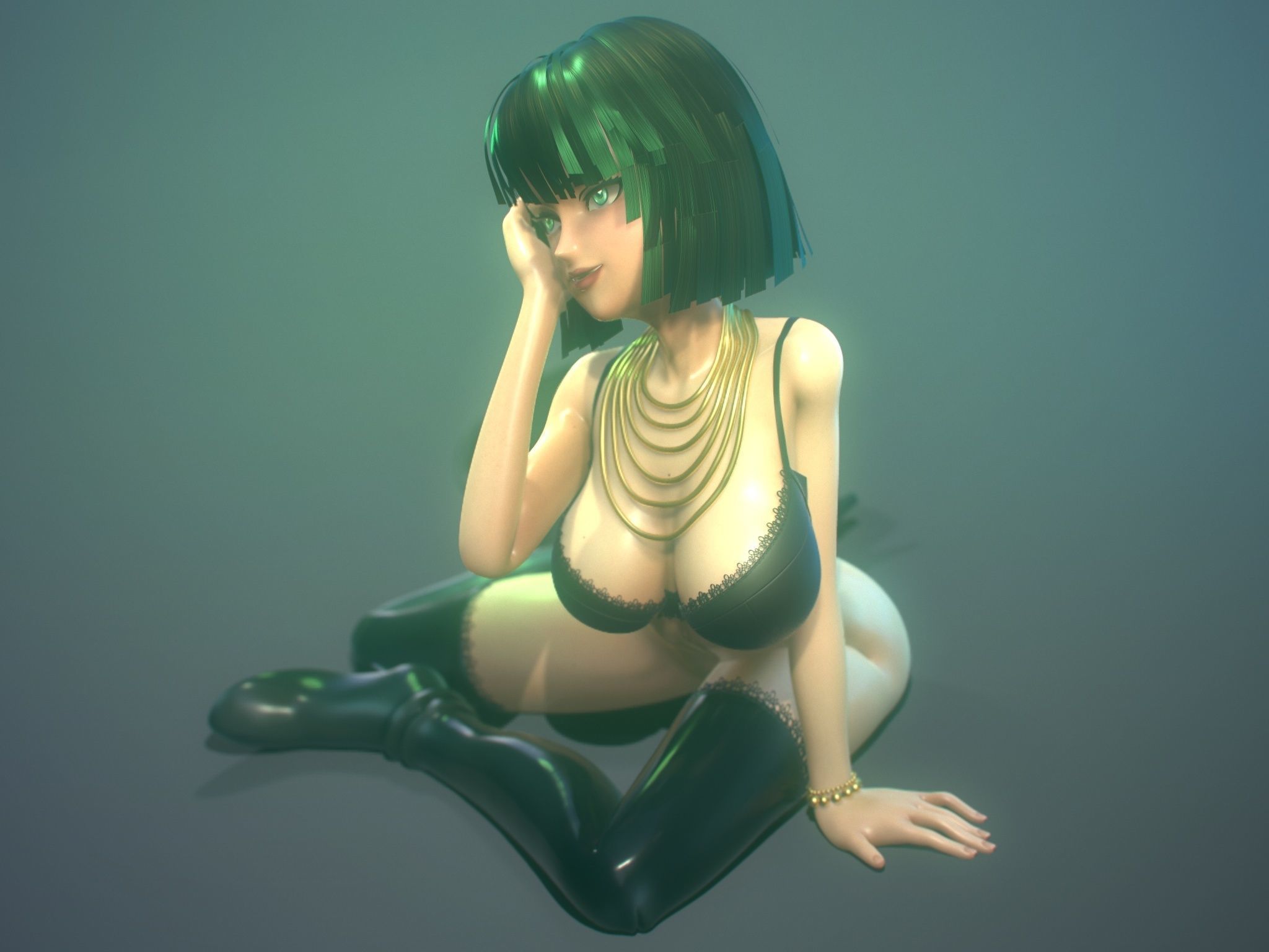 FUBUKI FANART 3D model_7