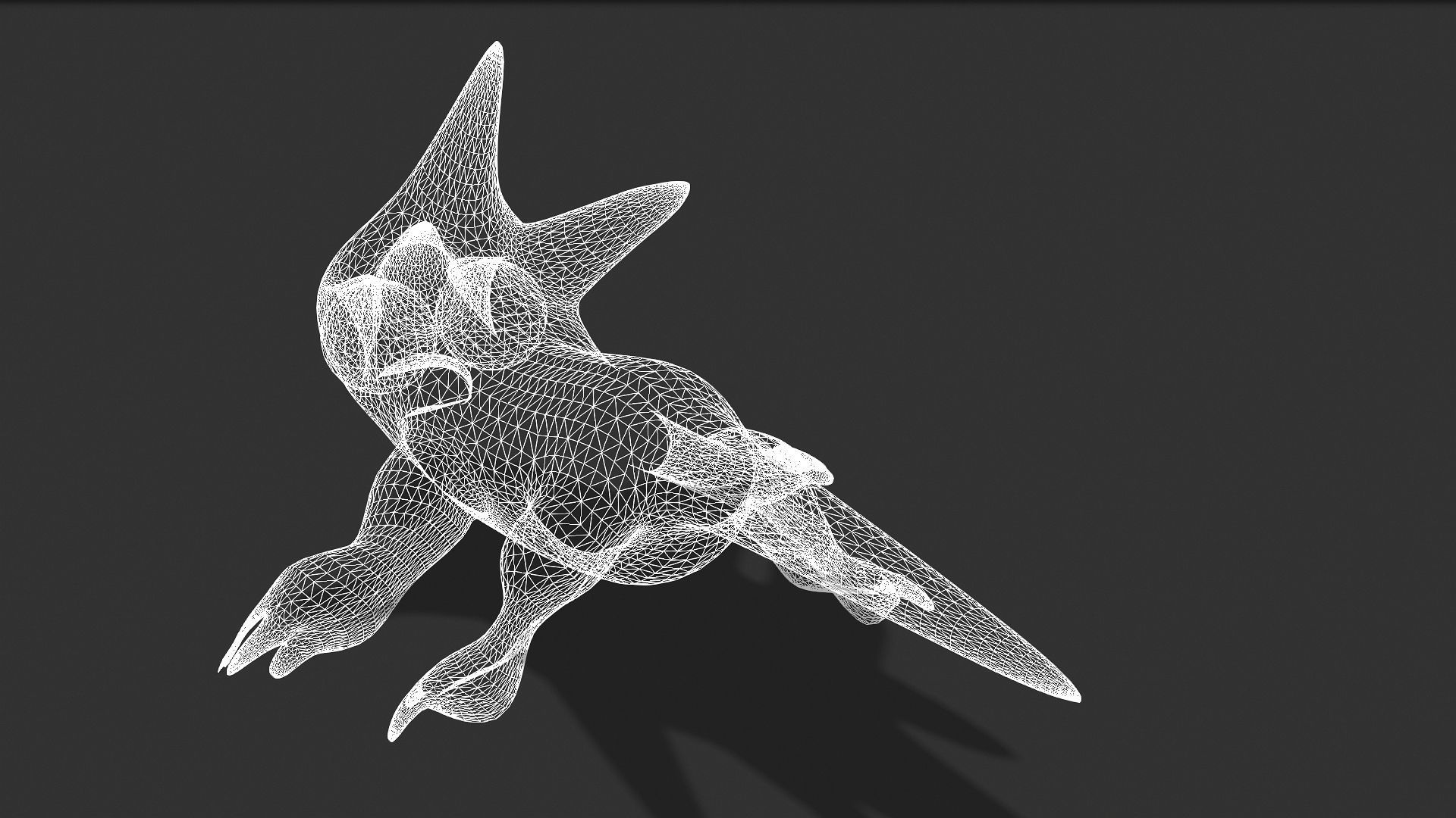 Little Tryellow Low-poly 3D model_3