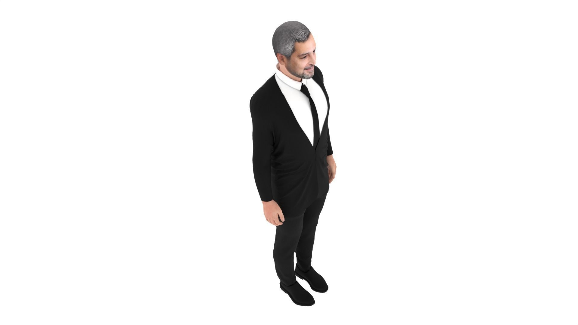 Mario Abdo Benitez - President of Paraguay Low-poly 3D model_6