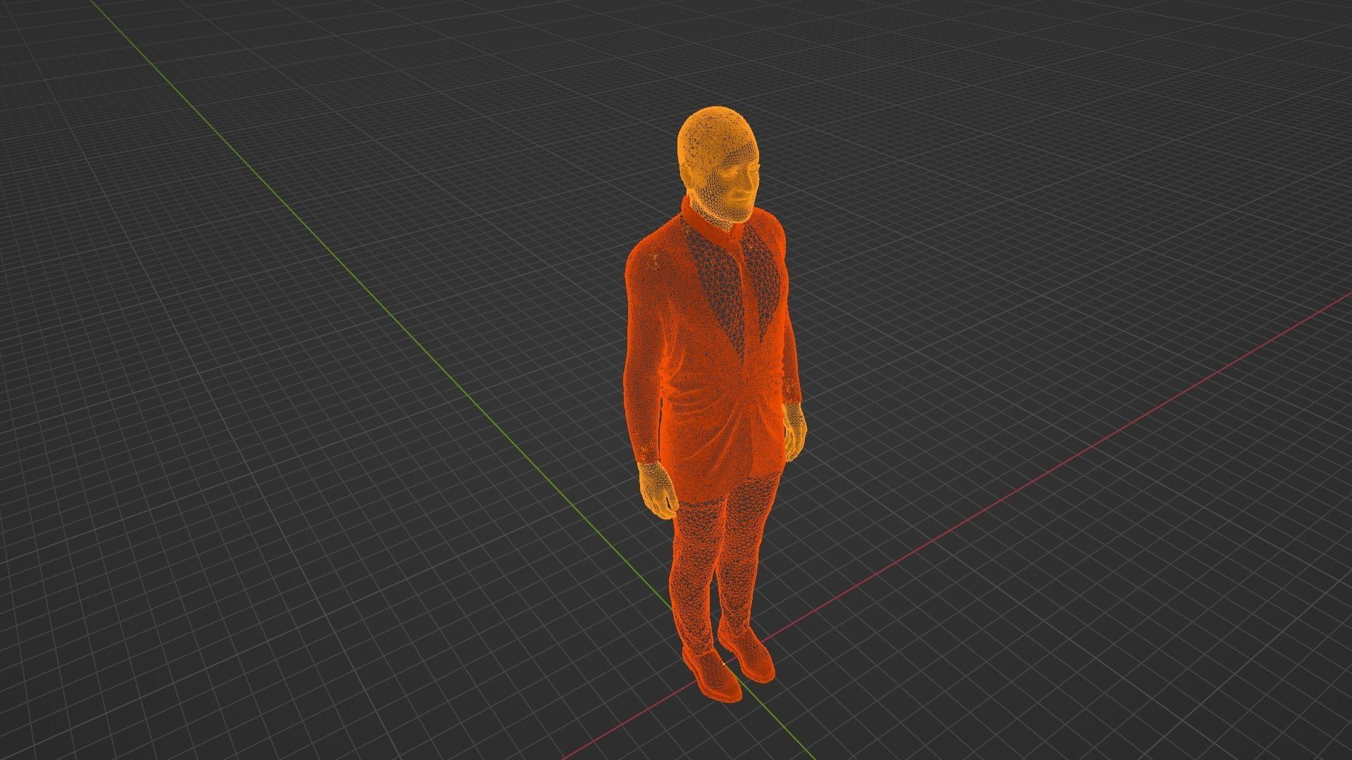 Mario Abdo Benitez - President of Paraguay Low-poly 3D model_9