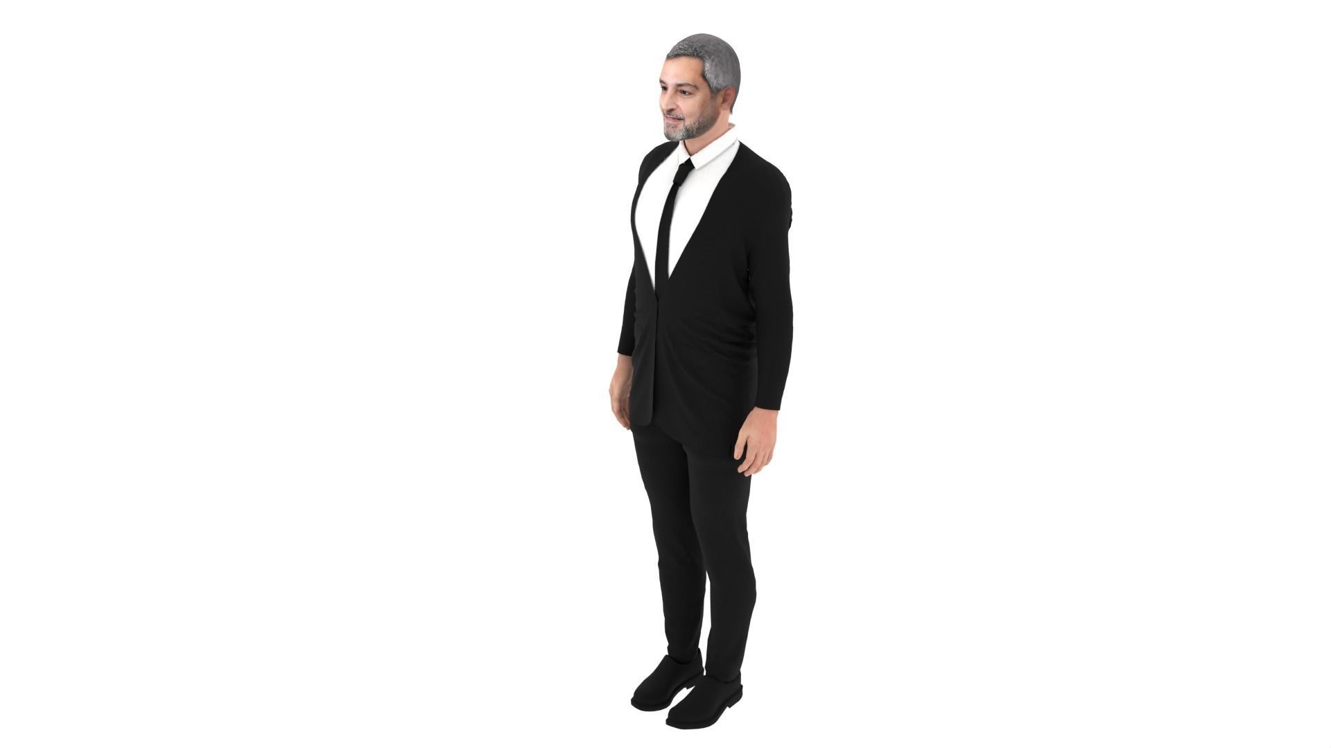 Mario Abdo Benitez - President of Paraguay Low-poly 3D model_2