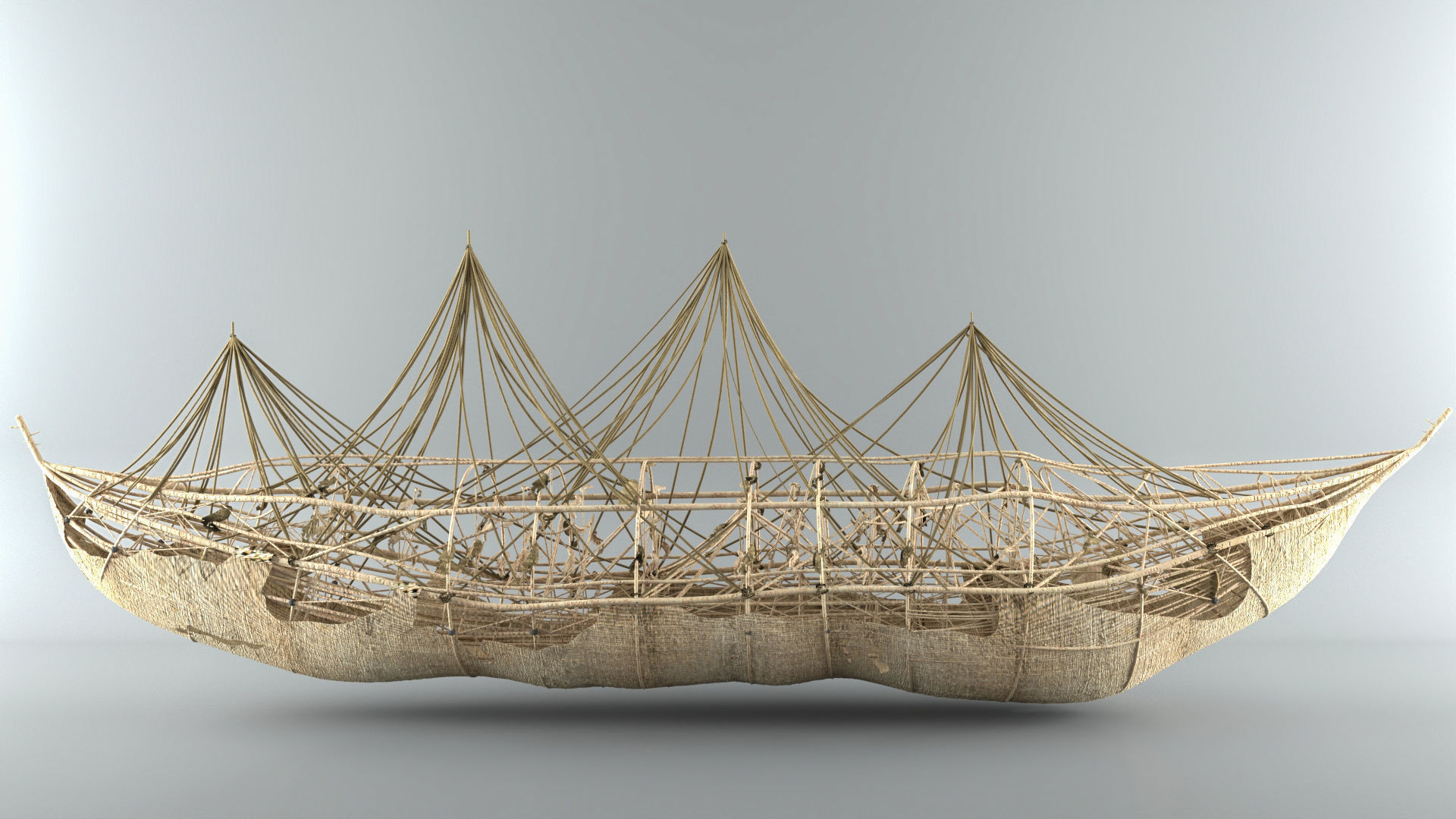 Artistic Pirate Ship 3D model_2