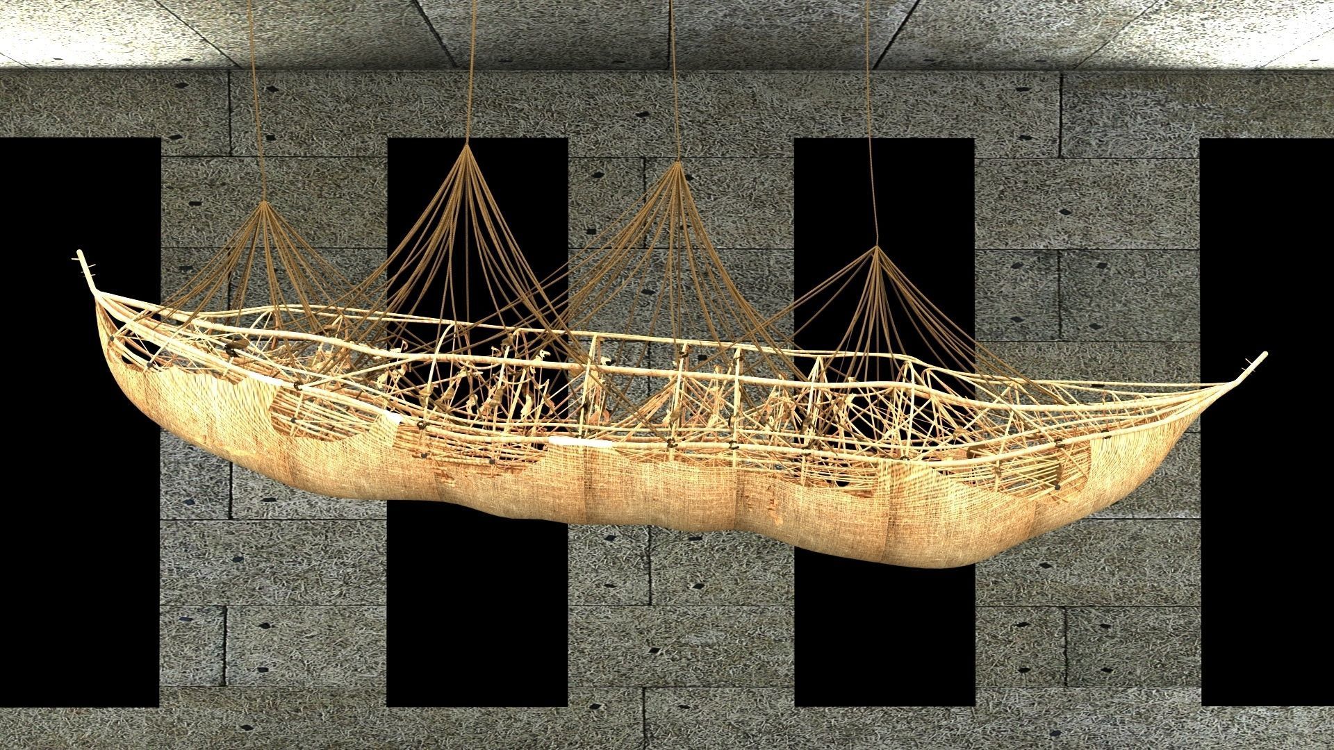 Artistic Pirate Ship 3D model_3