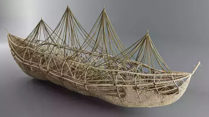 Artistic Pirate Ship 3D model