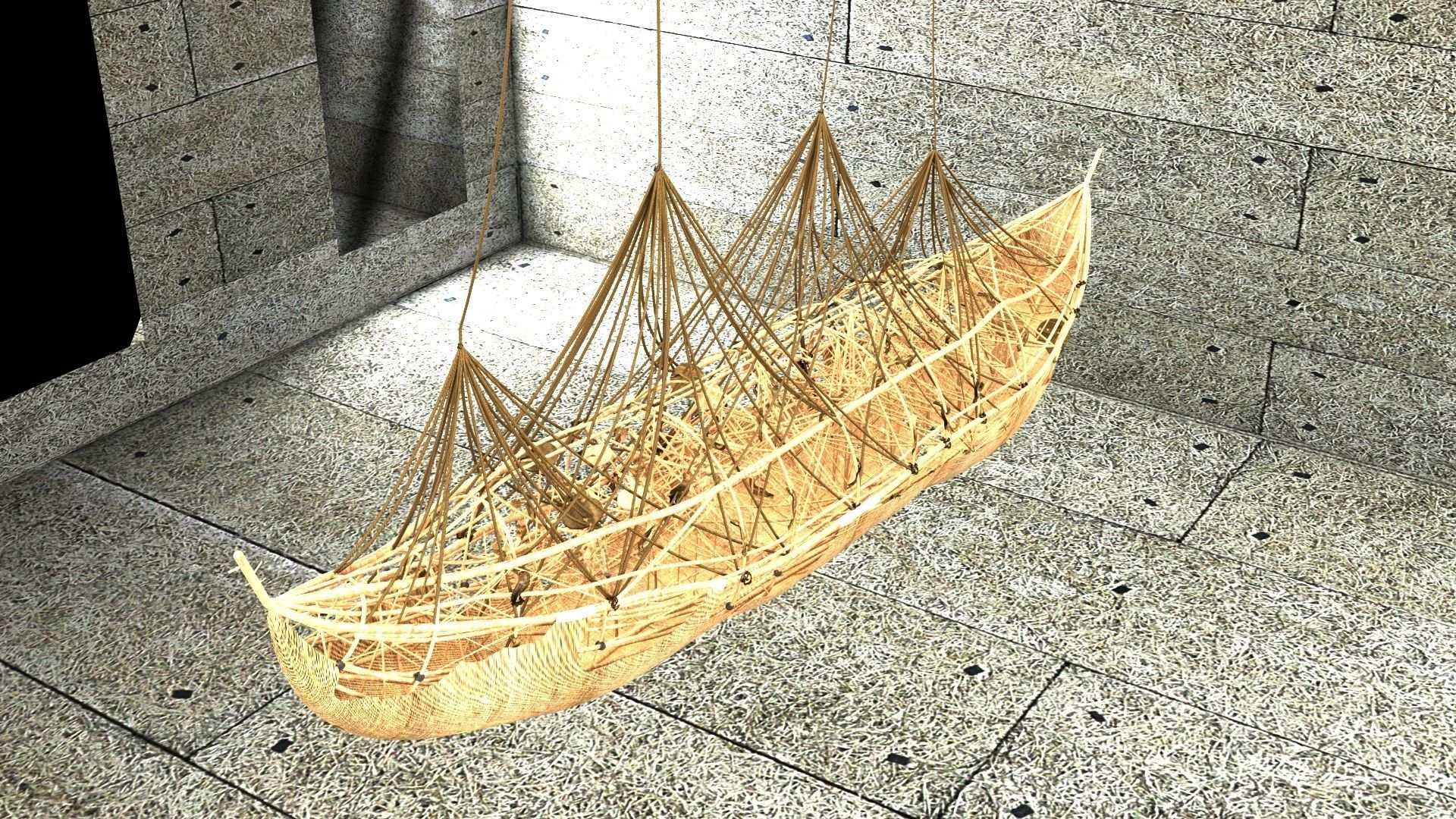 Artistic Pirate Ship 3D model_5