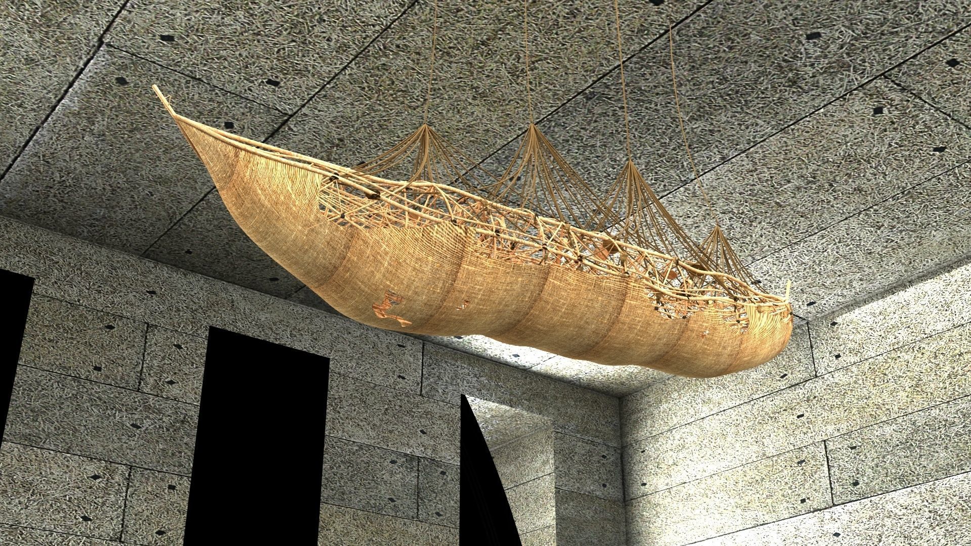 Artistic Pirate Ship 3D model_4