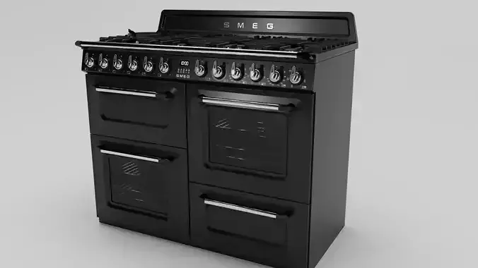 SMEG Aesthetic Oven - Victoria Range 110 width 3D model