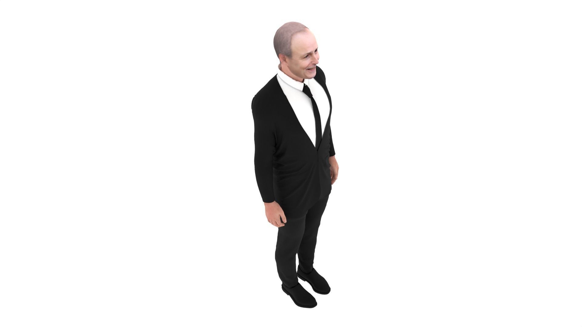 Micheal Martin - Irish Prime Minister Low-poly 3D model_6