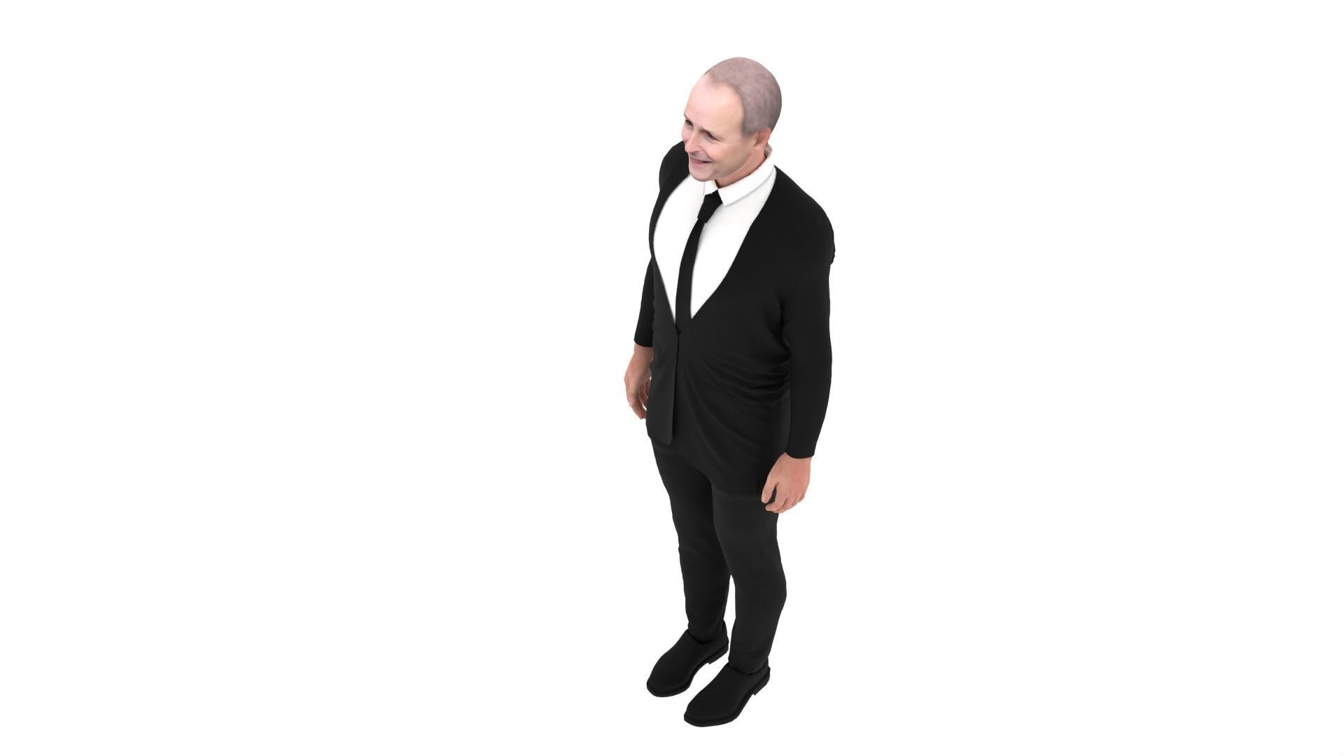 Micheal Martin - Irish Prime Minister Low-poly 3D model_7