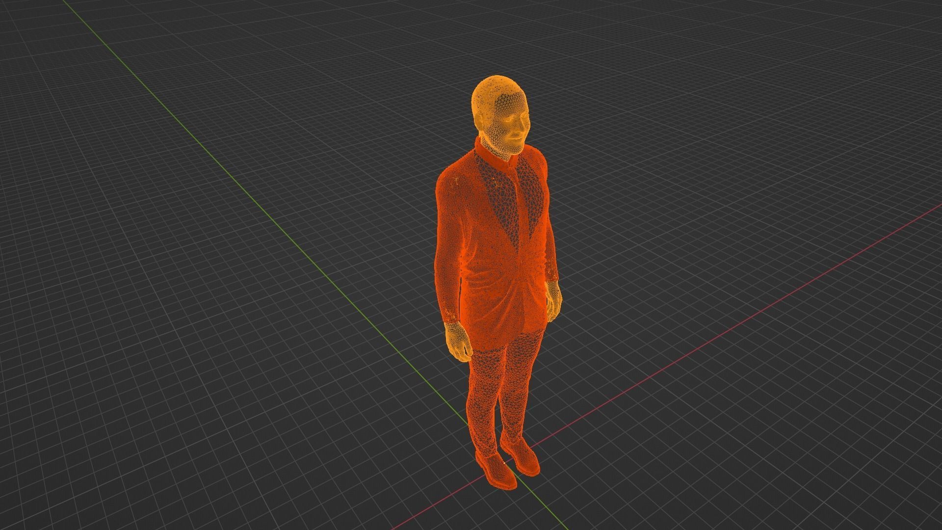 Micheal Martin - Irish Prime Minister Low-poly 3D model_9