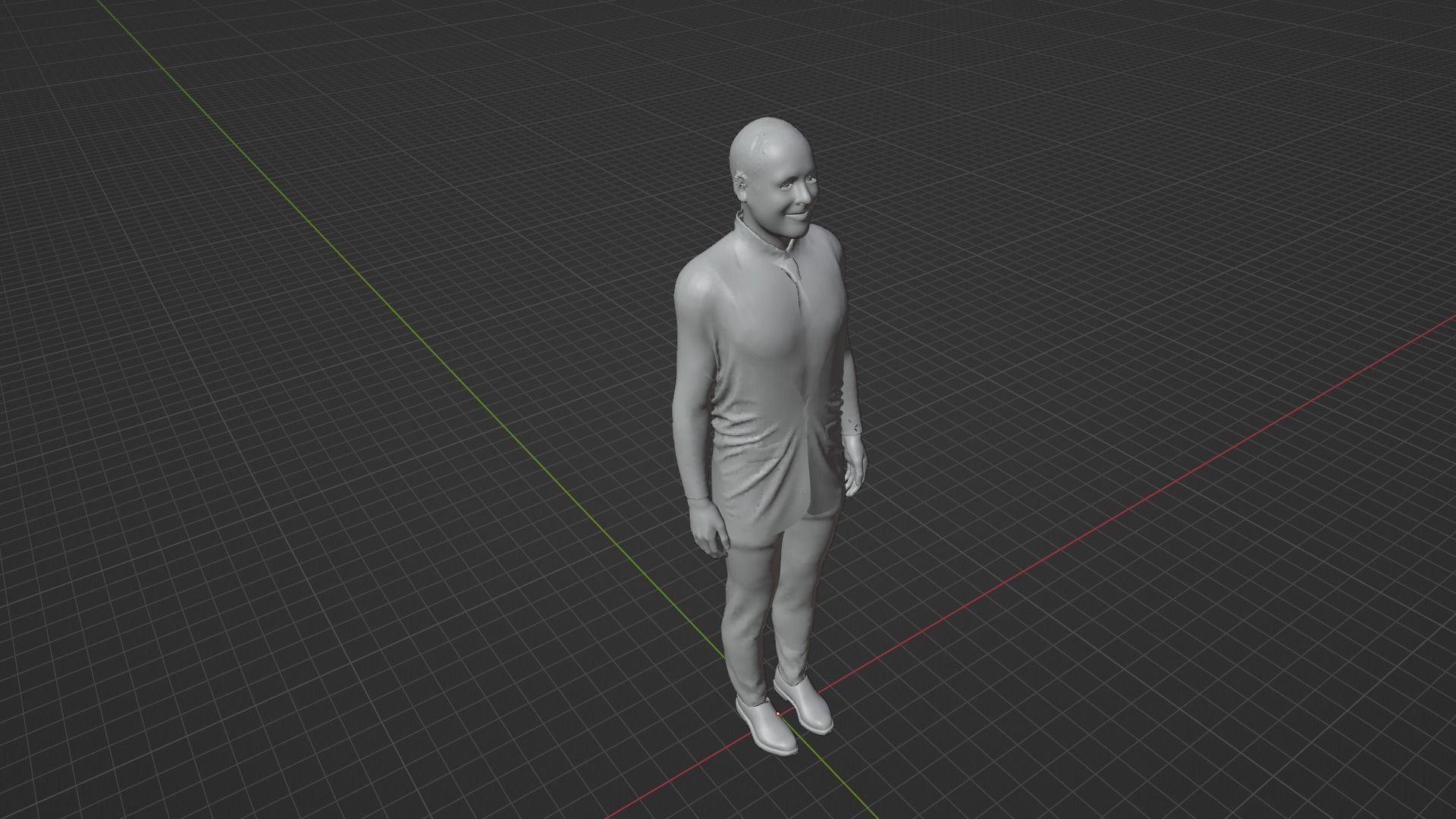 Micheal Martin - Irish Prime Minister Low-poly 3D model_8