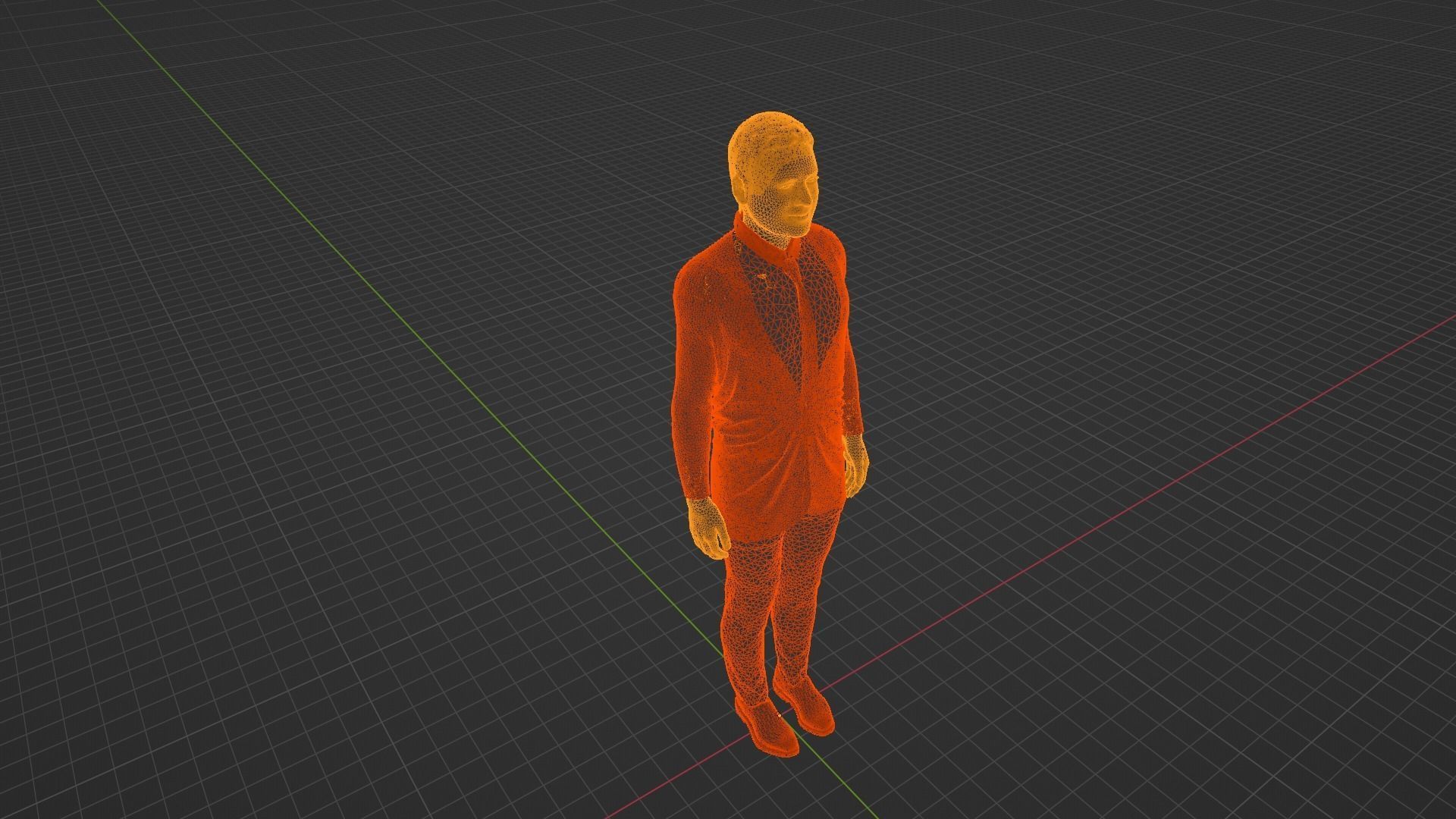 Miguel Diaz Canel - Cuban President Low-poly 3D model_9