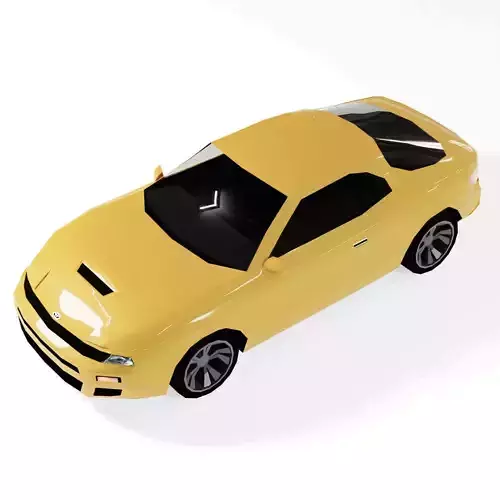 Toyota Celica 5th gen Low-poly 3D model