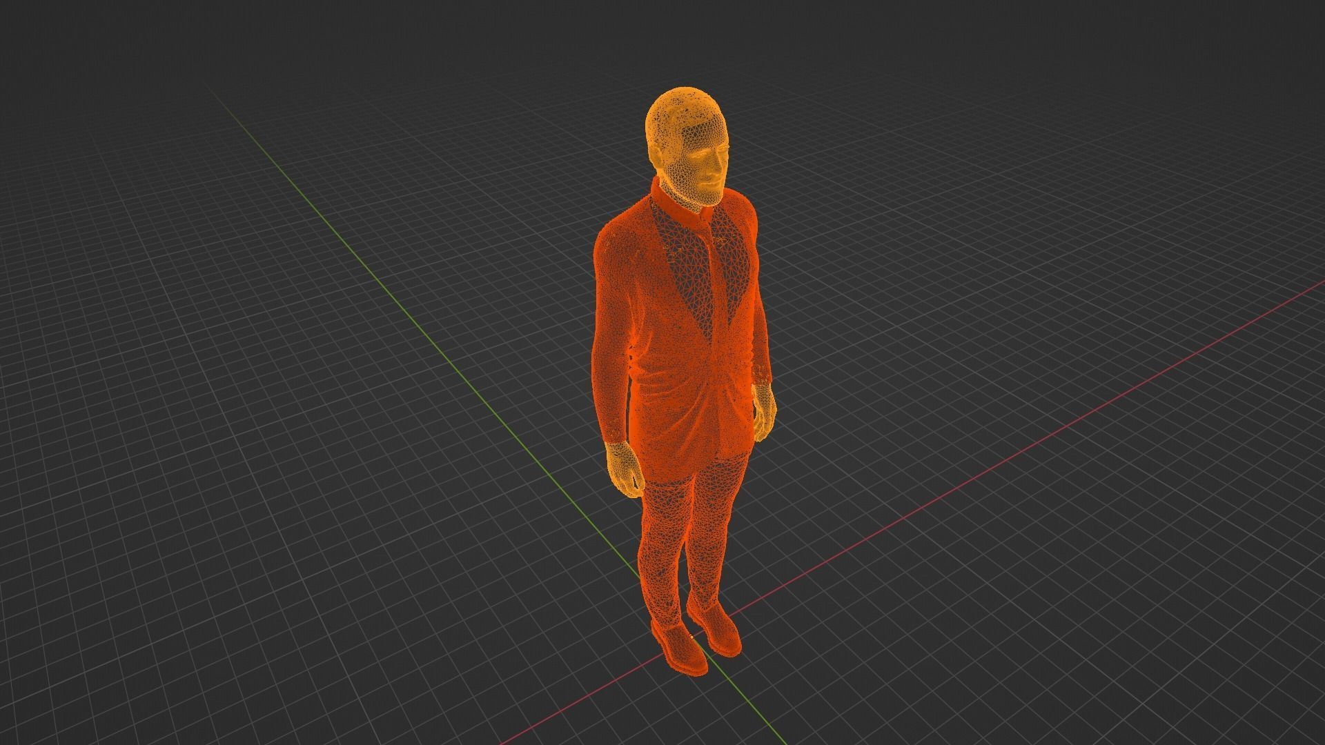 Nikol Pasinyan - Prime Minister of Armenia Low-poly 3D model_9