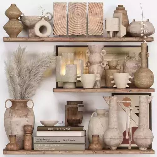 Decorative Set Rustic style 05
