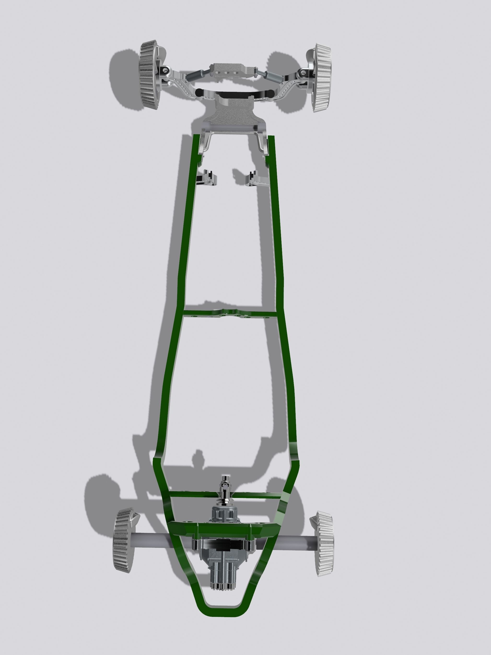 MCS Speedster Chassis N Suspension N brakes N Steering 3D print model_2